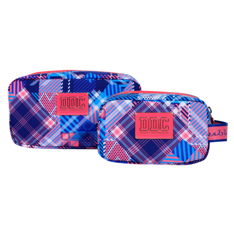 Two In One Toiletry Kits Pink and Blue