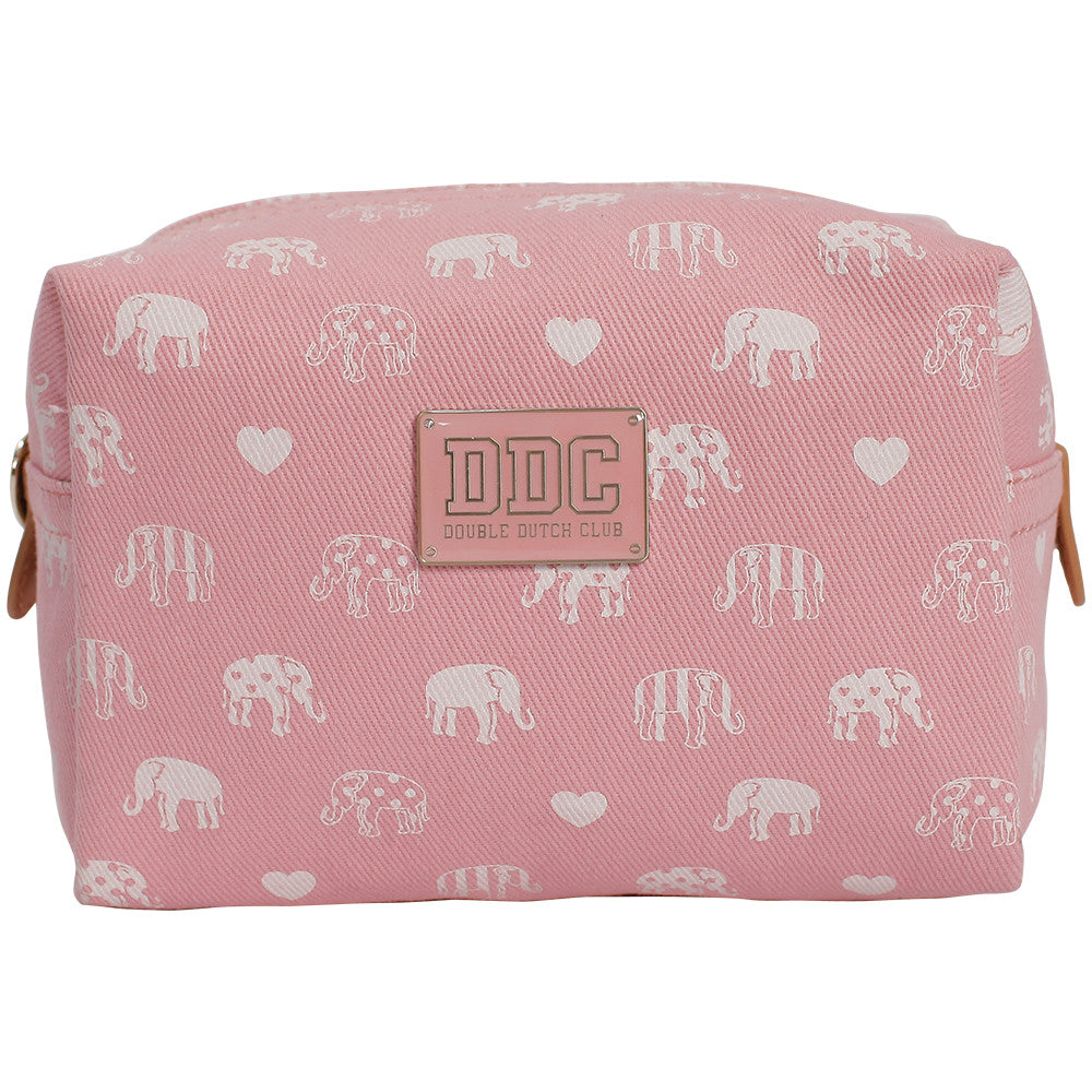Toiletry Kits Pink and white Small