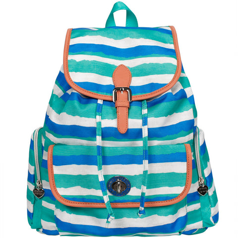 Seaside Horizon Laptop bag Blue White and Green