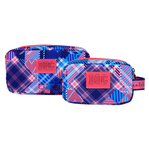 Two In One Toiletry Kits Blue and Red