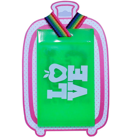 Two In One Toiletry Kits Lime Green