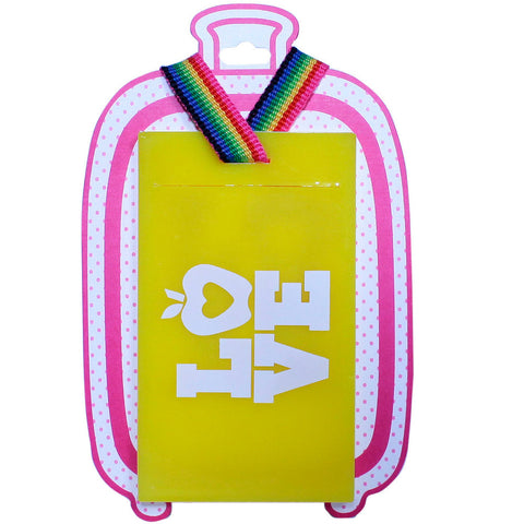 Two In One Toiletry Kits Lime Green