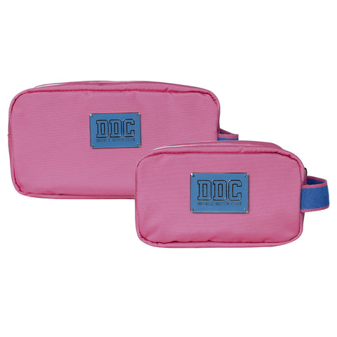 Luggage Tags Pink green and white